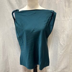 Banana Republic Teal Sleeveless Blouse